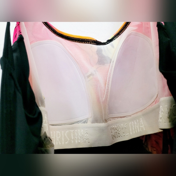 Christina Women's Chic/Vibrant Floral One Piece Swimsuit 12D - Picture 12 of 15